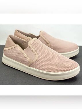 Olukai Ki'Ihele Womens Sz US 8.5 Rose Dust Beach Slip On Heel Drop Comfort Shoes